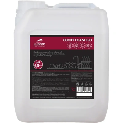 Профхим д/посуды гель конц. д/ручного мытья Luscan Prof/Cooky Foam Eso, 5л