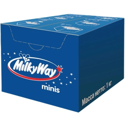 Шоколадный батончик Milky Way Minis, 1кг