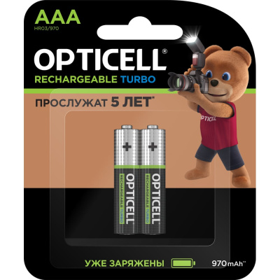 Аккумуляторы OPTICELL Turbo AAA 970 мА·ч 2 шт