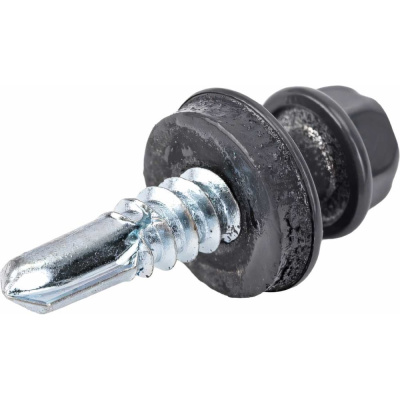 Кровельный саморез Daxmer 5,5х25 RAL 7024, сверло №3, 250 шт