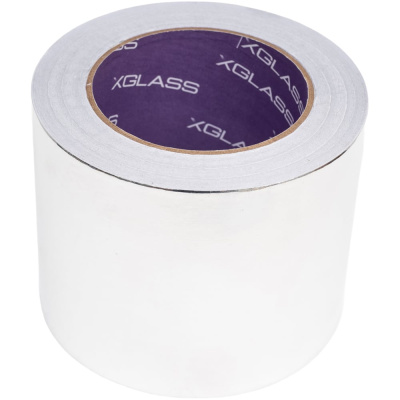 Лента клейкая XGLASS алюминиевая 100мм х 50м