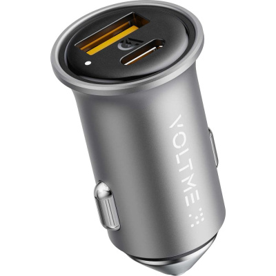 АЗУ VOLTME Cazo C30CA Car Charger 30W серый металлик D2005