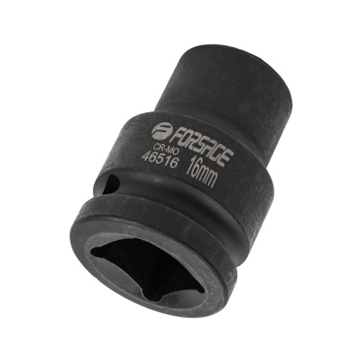 Головка ударная 16 мм, 3/4"DR, 6 гр. Forsage