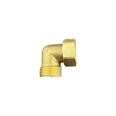 Угол 90 градусов GRIALE с накидной гайкой 1/2" Гайка х 1/2" штуцер латунь для внутренней разводки воды