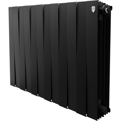 Радиатор биметаллический ROYAL THERMO PianoForte 500 Чёрный - 12 секц.