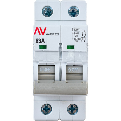 Выключатель нагрузки EKF AVN, 2P, 63A, AVERES