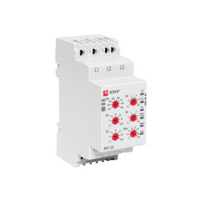 Многофункциональное реле контроля фаз RKF-23 EKF