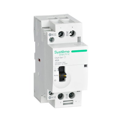 Контактор Systeme Electric City9 set 2p 2но 40a ac 230в-230в (ранее