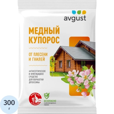 Средство Антисептическое фунгицидное Медный купорос Пакет 300 г, 51000495