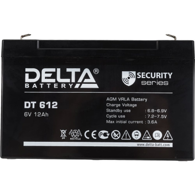 Батарея аккумуляторная DELTA DT 612