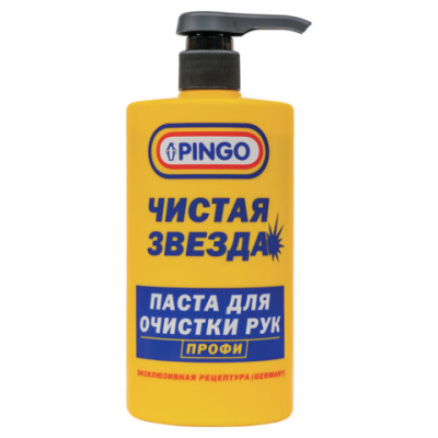 Паста для очистки рук PINGO Чистая Звезда ПРОФИ, канистра с дозат, 0,7 мл 85010-15