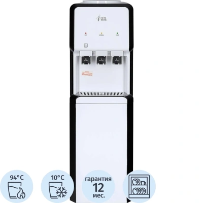 Кулер Ecotronic V33-LCE white-black со шкафчиком