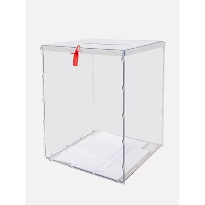 Урна для голосования, хранения CRYSTAL-BOX разборная №5 (40x40x50 см) urna5