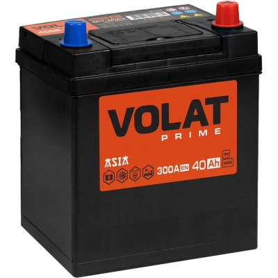 Аккумуляторная батарея VOLAT Prime Asia 40Ah R+ (без борта) VPA400