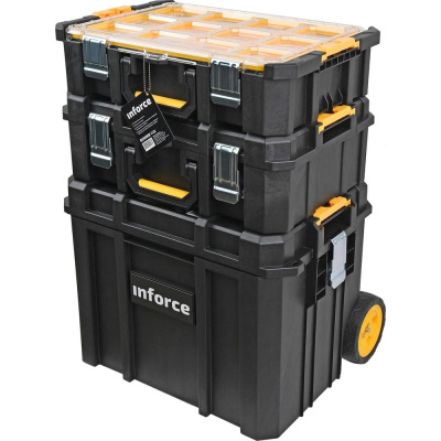Система хранения инструмента Inforce 3 в 1 — всё необходимое для порядка и мобильной работы Забудьте о нескольких