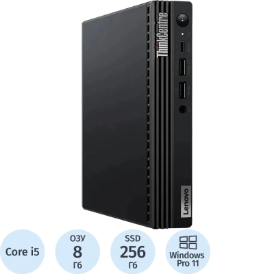 Неттоп Lenovo ThinkCentre (11USS0JN00/NWF)i5-12500T/8G/SSD256Gb/W11Pro/kb+m