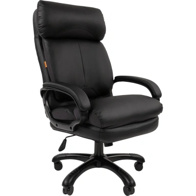 Кресло VT_Chairman 505 экопремиум черный (черный пластик)