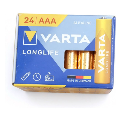 Батарейки Varta Longlife LR03/AAA BL24