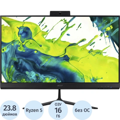 Моноблок Acer Aspire C24-2(DQ.BPRCD.003)23.8/FHD/R5 7430u/16/512/KBM/Esh