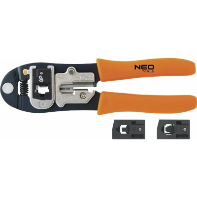 Клещи для обжима телефонных наконечников NEO Tools 4P 6P 8P