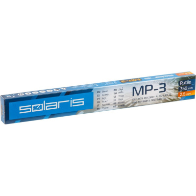 Электроды SOLARIS МР-3 диаметр 2.5 мм, 1 кг