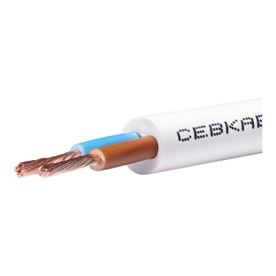 Провод Севкабель ПВС 2х2,5 мм, ГОСТ, 50 м
