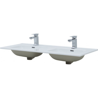 Раковина-столешница Aquanet Flat 120 двойная