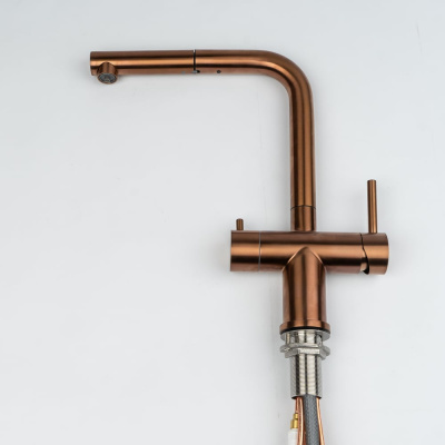 Смеситель для кухни Grandex AQUA Handy-P COPPER