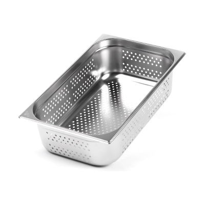 Гастроемкость перфорированная Luxstahl 5мм 1/1x6'' 530x325x150 га44
