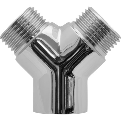 MPF Тройник Y-образный 1/2" в/н/н хром