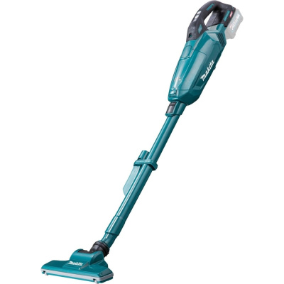 Аккумуляторный пылесос Makita XGT BL 40В, Li-ion, цвет бирюза, работа с мешками