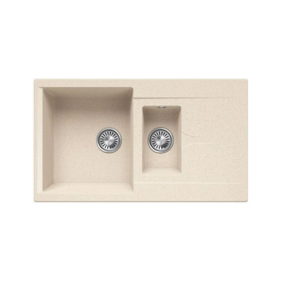 Кухонная мойка Polygran brig-870 №327 кремовый