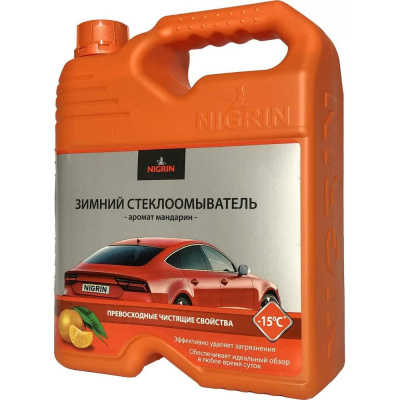Зимняя стеклоомывающая жидкость NIGRIN до -15 C, 4 л