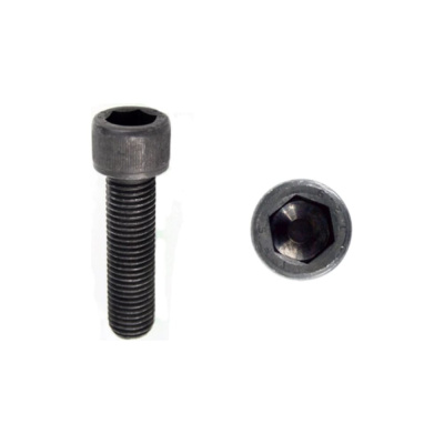 Винт ЦКИ DIN 912 м16x60, полн.резьба, 12.9, оксид, hex 14, 5 шт.