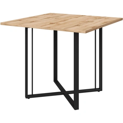 Стол переговорный K-Loft Director 241S013 900х900х752 дуб натур/черный