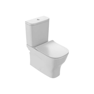 Чаша напольного унитаза закрытая JACOB DELAFON STRUKTURA UJI102-00 без обода, 64x34 см, белый