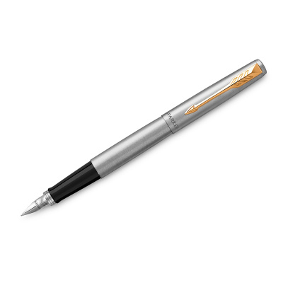 Ручка перьевая JOTTER STAINLESS STEEL GT, синий картр.1,0мм2030948 Франция