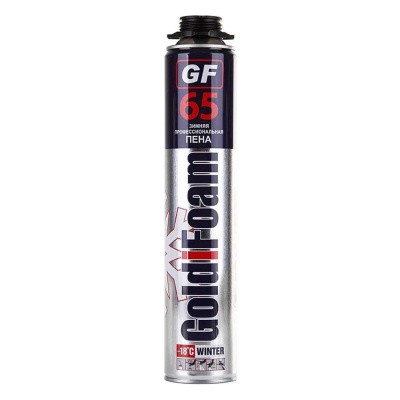 Монтажная пена GoldiFoam 65 зима 0.9 кг