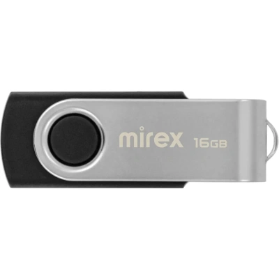 Флеш-память Mirex USB SWIVEL BLACK 16Gb (13600-FMURUS16 )