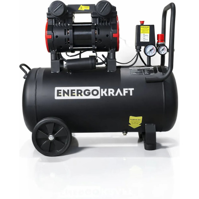 Компрессор ENERGOKRAFT 50 л/ресивер 1500 Вт 320 л/мин AIR-X 50/320PRO Kit-4 8 атм безмасляный 00-00002767