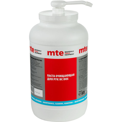Паста очищающая абразивная для рук mte HC DOS с дозатором 5 л