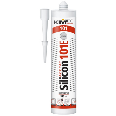 Силиконовый герметик KIM TEC светло-серый 101Е