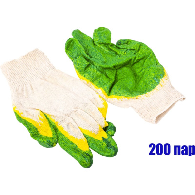 Перчатки с двойным латексным обливом SEBMET (упаковка 200 пар)