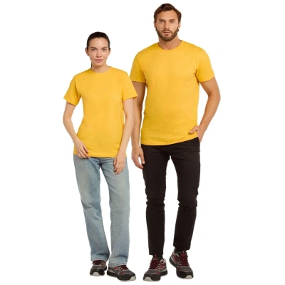 Футболка (160 г.) с кор.рукавом желтый (M)