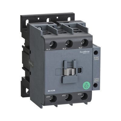 Контактор Systeme Electric MC1E 3п 80А кат. 220В/230В AC 1НО+1НЗ SE