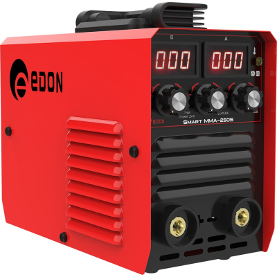 Сварочный аппарат EDON Smart MMA-250S (MMA 20-250A., 2-4мм., два дисплея, регулируемый форсаж и розжиг дуги)