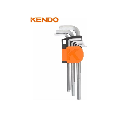 Набор шестигранных ключей KENDO 9 шт, с удлиненной ручкой