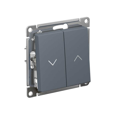Выключатель жалюзи Systeme Electric Atlasdesign грифель 2-кл. 10а, механизм