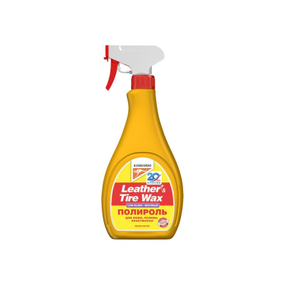 Матовый полироль KANGAROO, Leather Tire Wax Low Gloss, 500мл
