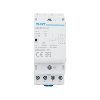 Модульный контактор CHINT NCH8-25/40 256089